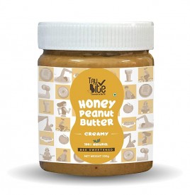 Trubite Honey Peanut Butter Creamy Bee Sweetened  Plastic Jar  350 grams